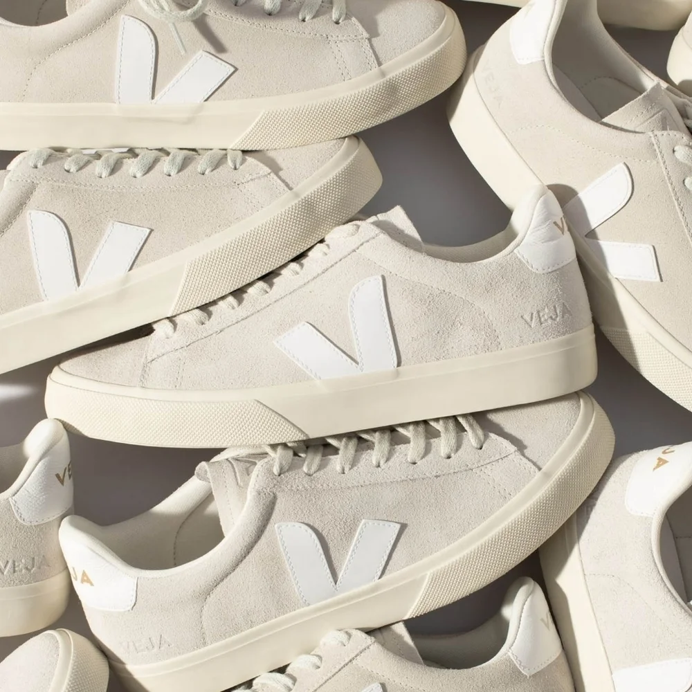 Veja Campo Suede Sneaker - "Natural White" - Picture 1 of 11